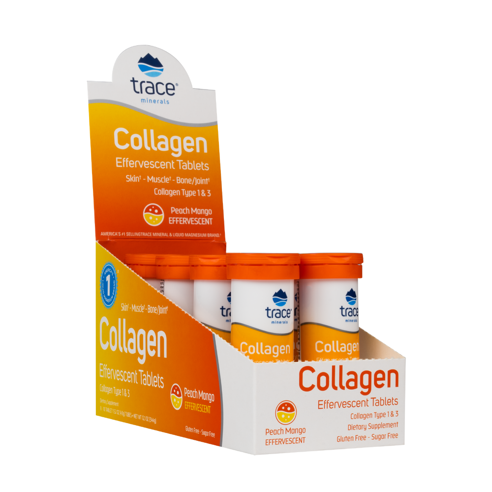 Collagen Effervescent Tablets- Peach Mango