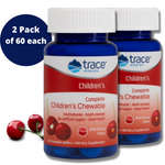 Complete Children's Chewable Multi-Vitamin, Mineral Wafers, Gluten Free, Wild Cherry Flavor - Earth's Pure 