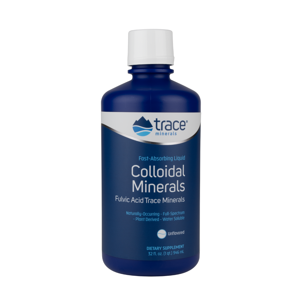 Colloidal Minerals Liquid Supplements | Colloidal Minerals Liquid, Plant Derived, Natural Vegan Minerals, Fulvic Acid Supplemented |