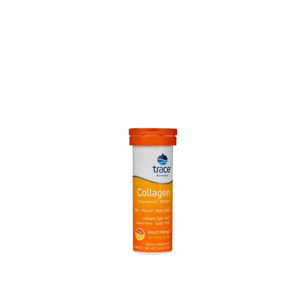 Collagen Effervescent Tablets- Peach Mango - Earth's Pure 