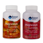Magnesium Stress Relief Gummies (120 Ct) | Easy to Take Magnesium Citrate | Natural Calming Sleep Aid, Muscle Relaxer, Mood & Digestive Support Supplement | Great for Kids & Adults (Watermelon & Tangerine Flavor)