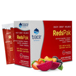 Reds Pak - Reds Superfood Powder Packets - Vital Nutrition with Natural Polyphenols, Antioxidants, Super Fruits, Veggies, Trace Minerals & Probiotics - Gut & Energy Support - Berry Flavor (30 Packets) - Earth's Pure 