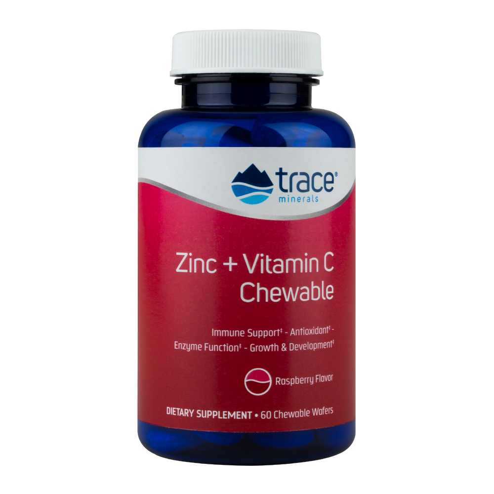 Zinc + Vitamin C Chewables-Raspberry