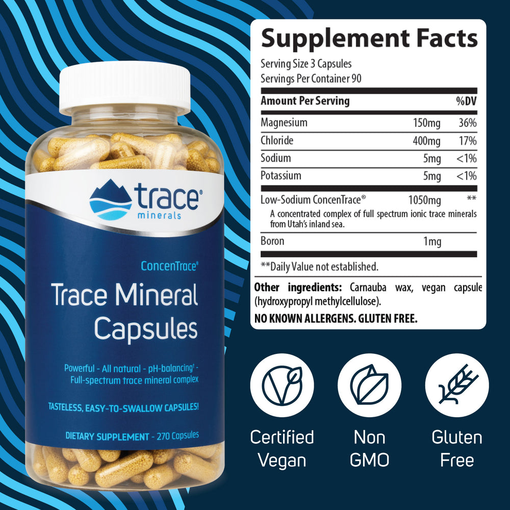 ConcenTrace® Trace Mineral Capsules - Earth's Pure 
